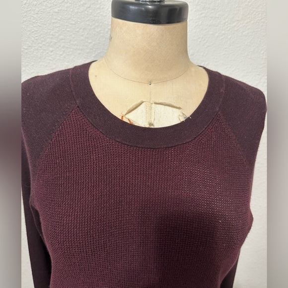 RAG & Bone Long Raglan Sleeve Hi Lo Sweater Color block size Small. - Picture 2 of 9